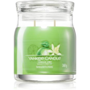Yankee Candle Vanilla Lime lumânare parfumată Signature de firma original