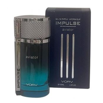 Apa de Parfum pentru Barbati - Vurv EDP Impulse Aviator, 100 ml