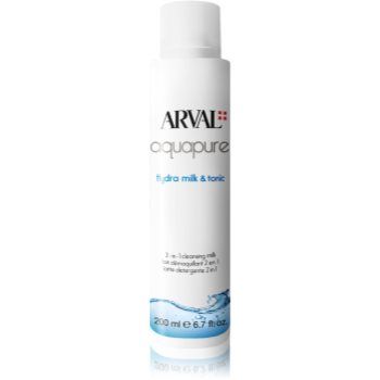 Arval Aquapure Hydra milk & tonic - 2 in 1 Lapte demachiant + tonic facial 2 in 1