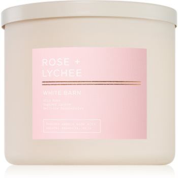 Bath & Body Works Rose + Lychee lumânare parfumată