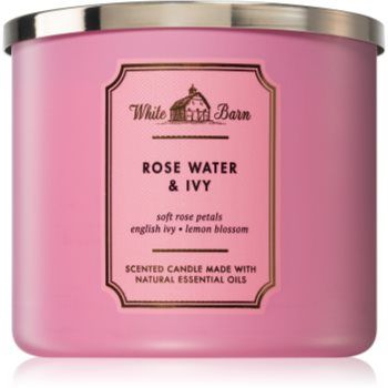 Bath & Body Works Rose Water & Ivy lumânare parfumată