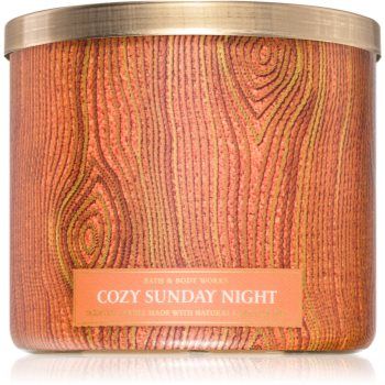 Bath & Body Works Cozy Sunday Night lumânare parfumată