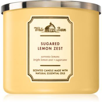 Bath & Body Works Sugared Lemon Zest lumânare parfumată III.