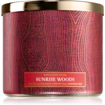 Bath & Body Works Sunrise Woods lumânare parfumată