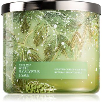 Bath & Body Works White Eucalyptus & Sage lumânare parfumată