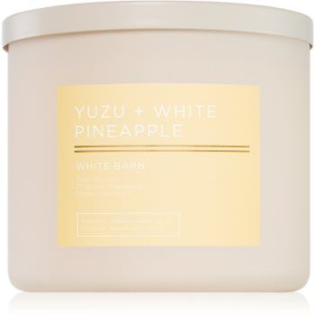 Bath & Body Works Yuzu + White Pineapple lumânare parfumată