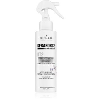 Brelil Professional Keraforce Reconstruction spray activator cu acid hialuronic ieftin