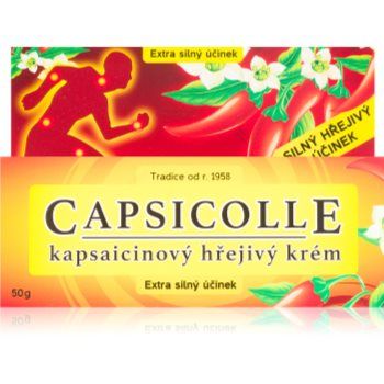 Capsicolle Capsaicin cream hot crema cu efect sporit asupra mușchilor și articulațiilor obosite ieftin