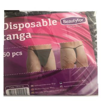 Chiloti de Unica Folosinta Barbati - Beautyfor Men Tanga, 50 buc