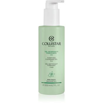 Collistar Cleansers Purifying Cleansing Gel gel de curățare delicat pentru pielea predispusa la iritatii