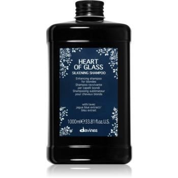 Davines Heart of Glass Silkening Shampoo sampon de curatare delicat pentru par blond