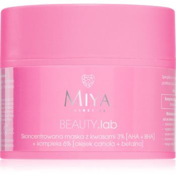 MIYA Cosmetics BEAUTY.lab masca pentru exfoliere