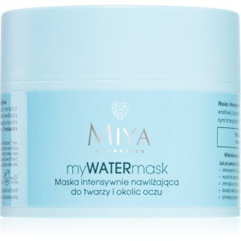 MIYA Cosmetics myWATERmask masca pentru hidratare intensa pentru fata si zona ochilor