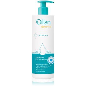 Oillan Derm+ Washing Gel gel cremos pentru dus pentru nou-nascuti si copii