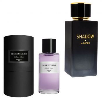 Pachet 2 parfumuri, Shadow by Patric 100 ml si Fruit Interdit by Infinitif Paris 50 ml la reducere