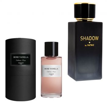 Pachet 2 parfumuri, Shadow by Patric 100 ml si Rose Vanilla by Infinitif Paris 50 ml la reducere