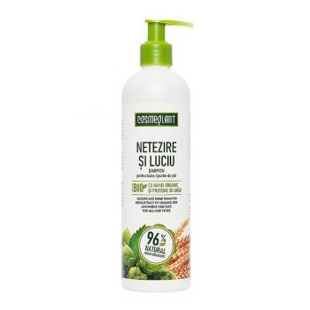 Sampon „Netezire si Luciu” cu extract de hamei organic si proteine de grâu, 400 ml