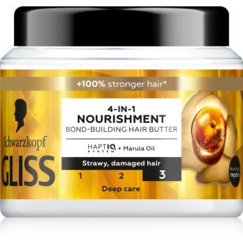 Schwarzkopf Gliss Oil Nutritive Masca intens hrănitoare pentru par deteriorat