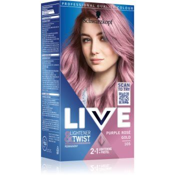 Schwarzkopf LIVE Lightener & Twist Culoare permanenta pentru par pentru decolorarea părului de firma original