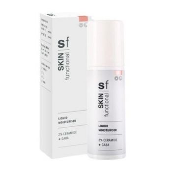 Ser cu 2 la suta Ceramide + Gaba, Liquid Moisturiser, Airless, Skin Functional, 30 ml