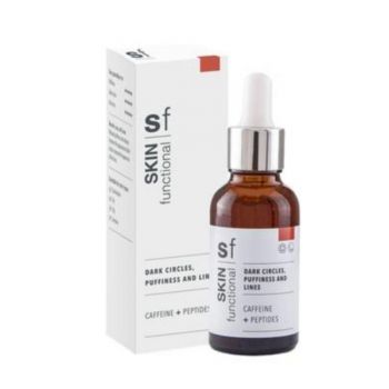 Ser cu Cafeina & Peptide - Dark Circles, Puffines and Lines - Caffeine + Peptides - Skin Functional, 30 ml ieftin