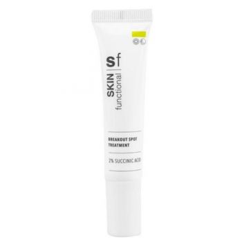 Solutie locala pentru cosuri - 2 la suta Acid Succinic, Breakout Spot Treatment, Skin Functional, 15ml