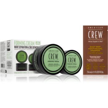 American Crew Forming Cream Duo Gift Set set (pentru păr) pentru bărbați de firma original
