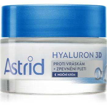 Astrid Hyaluron 3D cremă de noapte pentru fermitate și anti-ridr