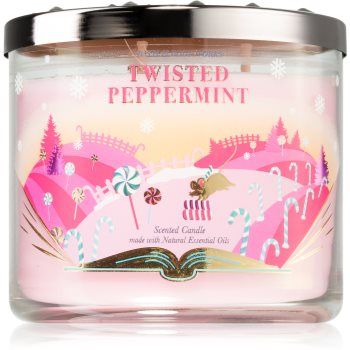 Bath & Body Works Twisted Peppermint lumânare parfumată