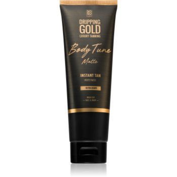 Dripping Gold Luxury Tanning Body Tune lotiune autobronzanta pentru corp si fata cu efect imediat ieftina