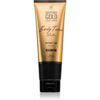 Dripping Gold Luxury Tanning Body Tune lotiune autobronzanta pentru corp si fata cu efect imediat