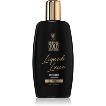 Dripping Gold Luxury Tanning Liquid Luxe apa de auto-bronzare pentru corp