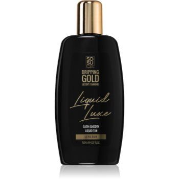 Dripping Gold Luxury Tanning Liquid Luxe apa de auto-bronzare pentru corp