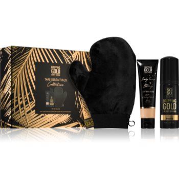 Dripping Gold Tan Essentials set cadou (cu efect autobronzant)