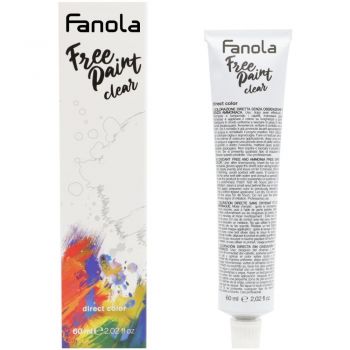 Fanola Free Paint - Pigment pur colorare directa neutru Clear 60ml
