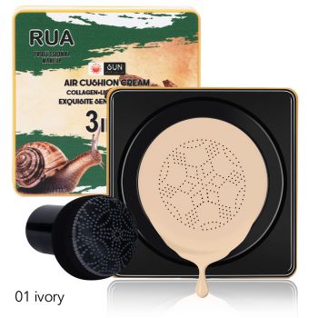 Fond de Ten Air Cusion Cream 3 in 1 Collagen RUA, 01 Ivory