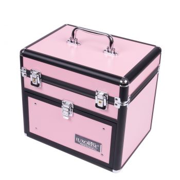 Geanta Makeup din Aluminiu, Pink Euphoria - LUXORISE de firma originala