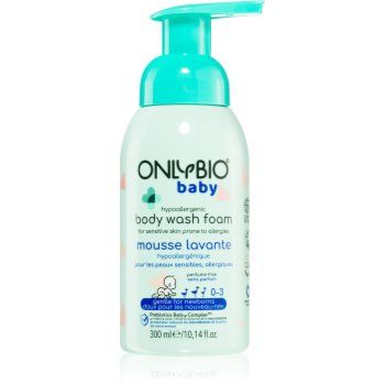 OnlyBio Baby Hypoallergenic spumă purificatoare pentru corp pentru nou-nascuti si copii