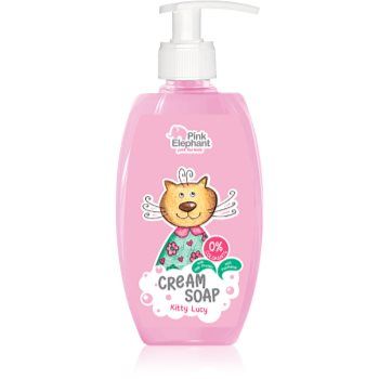 Pink Elephant Cream Soap Kitty Lisa sapun crema pentru copii