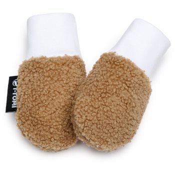 T-TOMI TEDDY Gloves Brown mănuși pentru nou-nascuti si copii ieftin