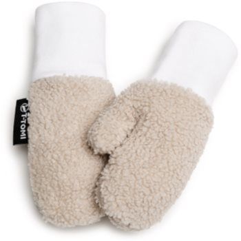 T-TOMI TEDDY Gloves Cream mănuși pentru nou-nascuti si copii
