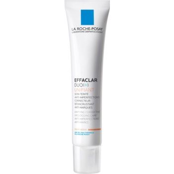 La Roche-Posay Effaclar DUO (+) Tonifiere unificatoare de îngrijire corectivă împotriva imperfecțiunilor pielii și urme de acnee