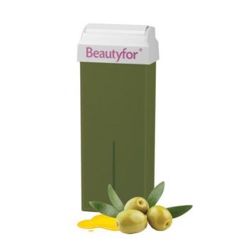 Cartus Ceara Epilat Verde cu Extract de Ulei de Masline - Beautyfor, 100 ml