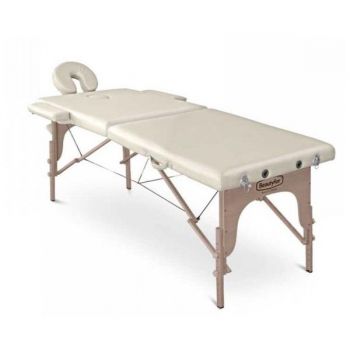 Masa de Masaj Portabila din Lemn FMA201A, Beige - Beautyfor Portable Wooden Massage Table FMA201A, Beige, 1 buc de firma original