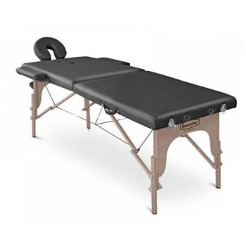 Masa de Masaj Portabila din Lemn FMA201A, Negru - Beautyfor Portable Wooden Massage Table FMA201A, Black, 1 buc de firma original