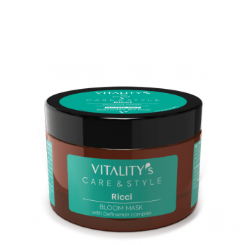 Masca pentru par ondulat sau cret Vitality's Care&Style Ricci Bloom Mask 450ml