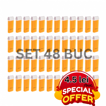 Set 48 cartuse cu ceara epilat - Emmeci Cosmetici - GALBENE ieftina