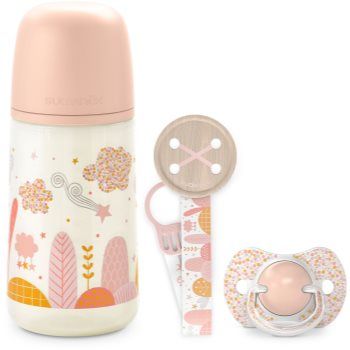 Suavinex Dreams Gift Set Pink set cadou 0-6 m(pentru nou-nascuti si copii) de firma original