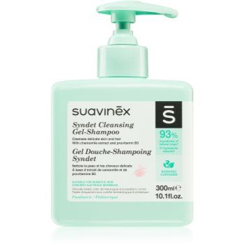 Suavinex Syndet Cleansing Gel-Shampoo sampon pentru copii 2 in 1