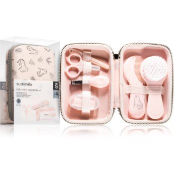 Suavinex Tigers Baby Care Essentials Set Pink set pentru îngrijirea copilului